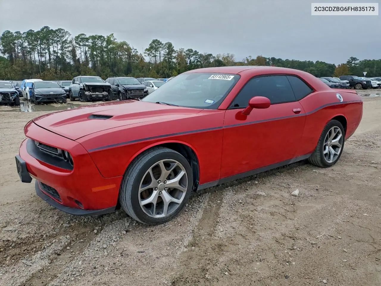 2C3CDZBG6FH835173 2015 Dodge Challenger Sxt Plus