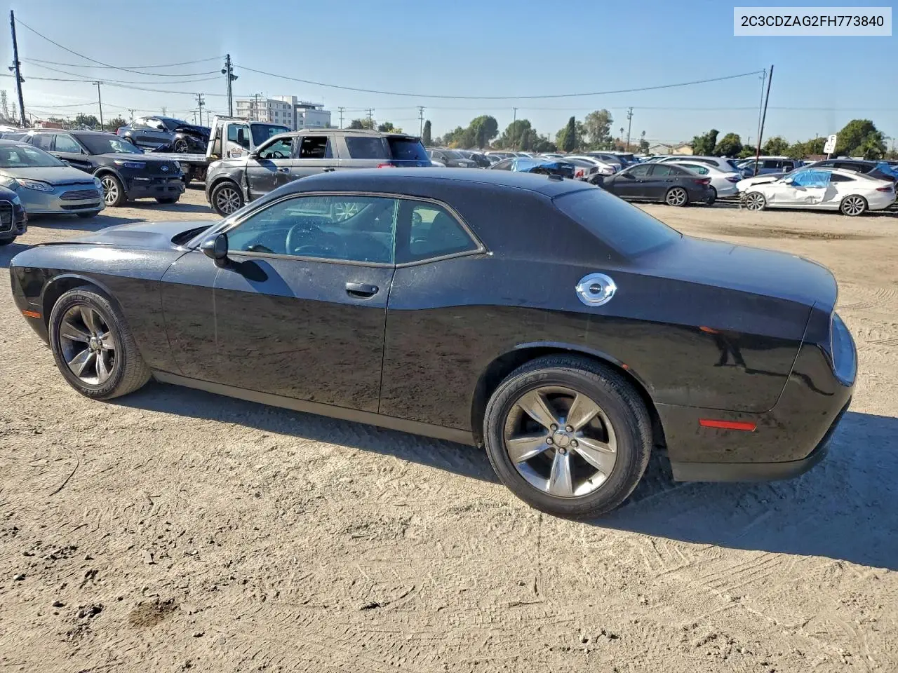 2C3CDZAG2FH773840 2015 Dodge Challenger Sxt