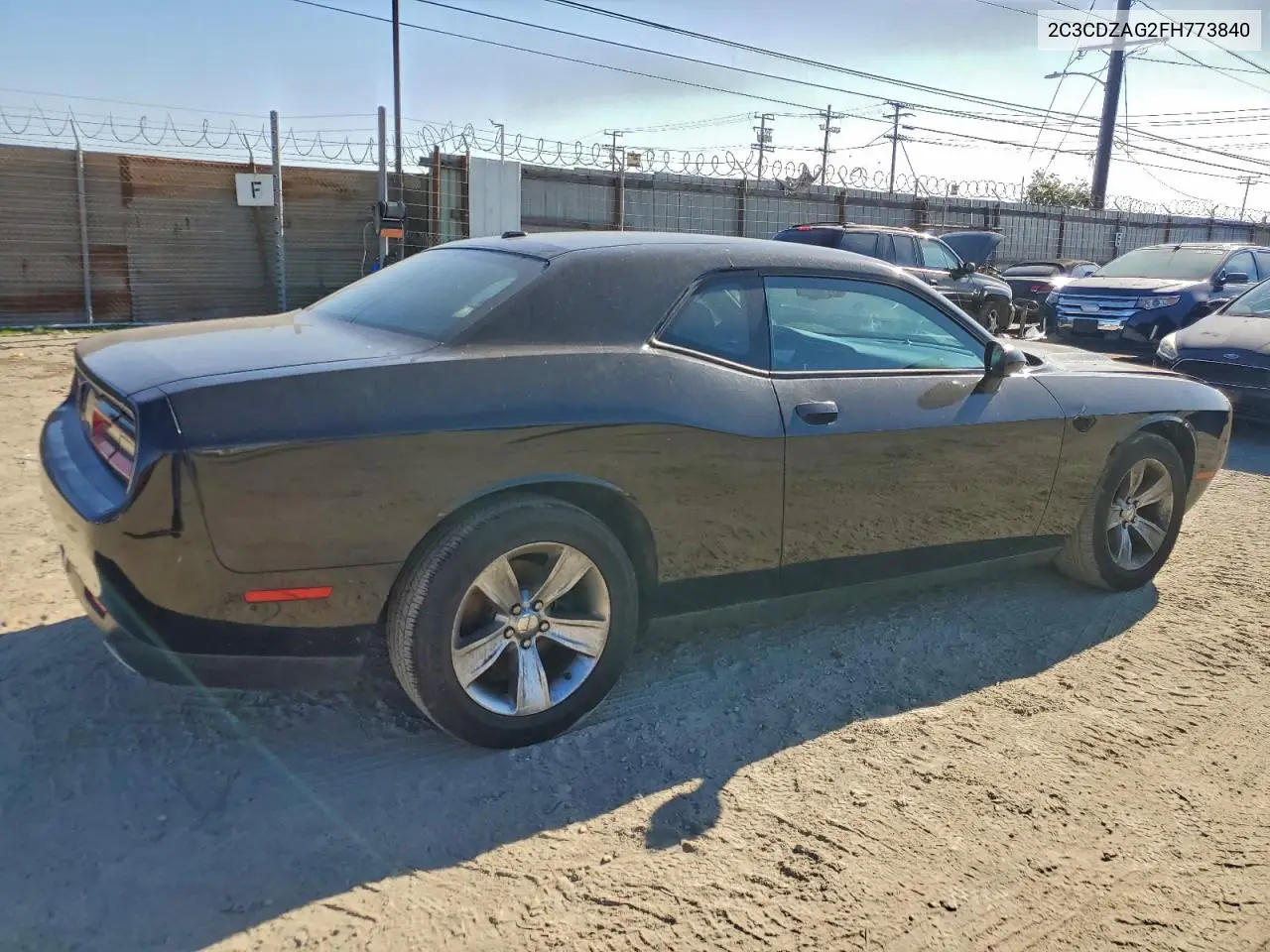 2C3CDZAG2FH773840 2015 Dodge Challenger Sxt