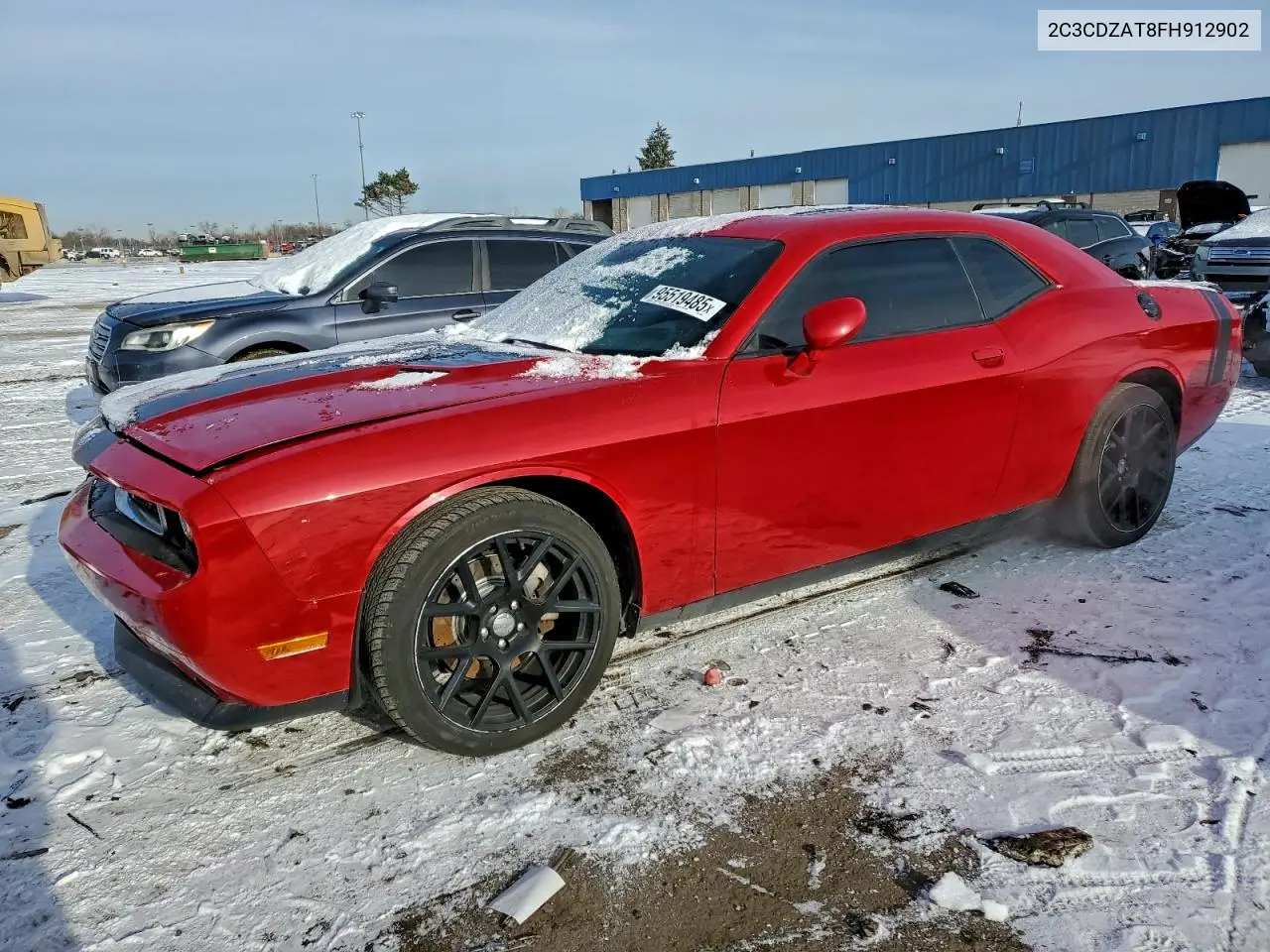 2C3CDZAT8FH912902 2015 Dodge Challenger Sxt