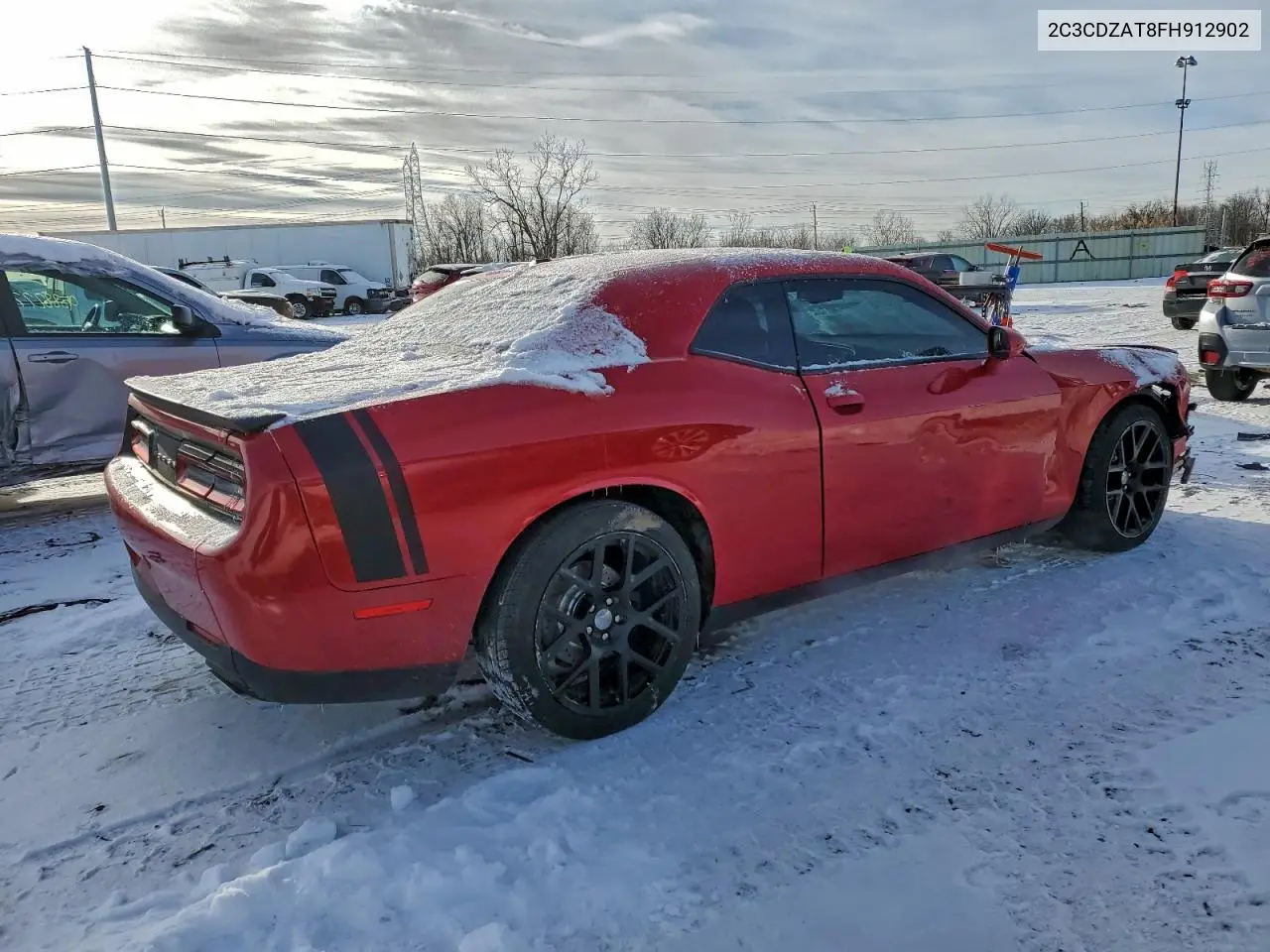 2C3CDZAT8FH912902 2015 Dodge Challenger Sxt