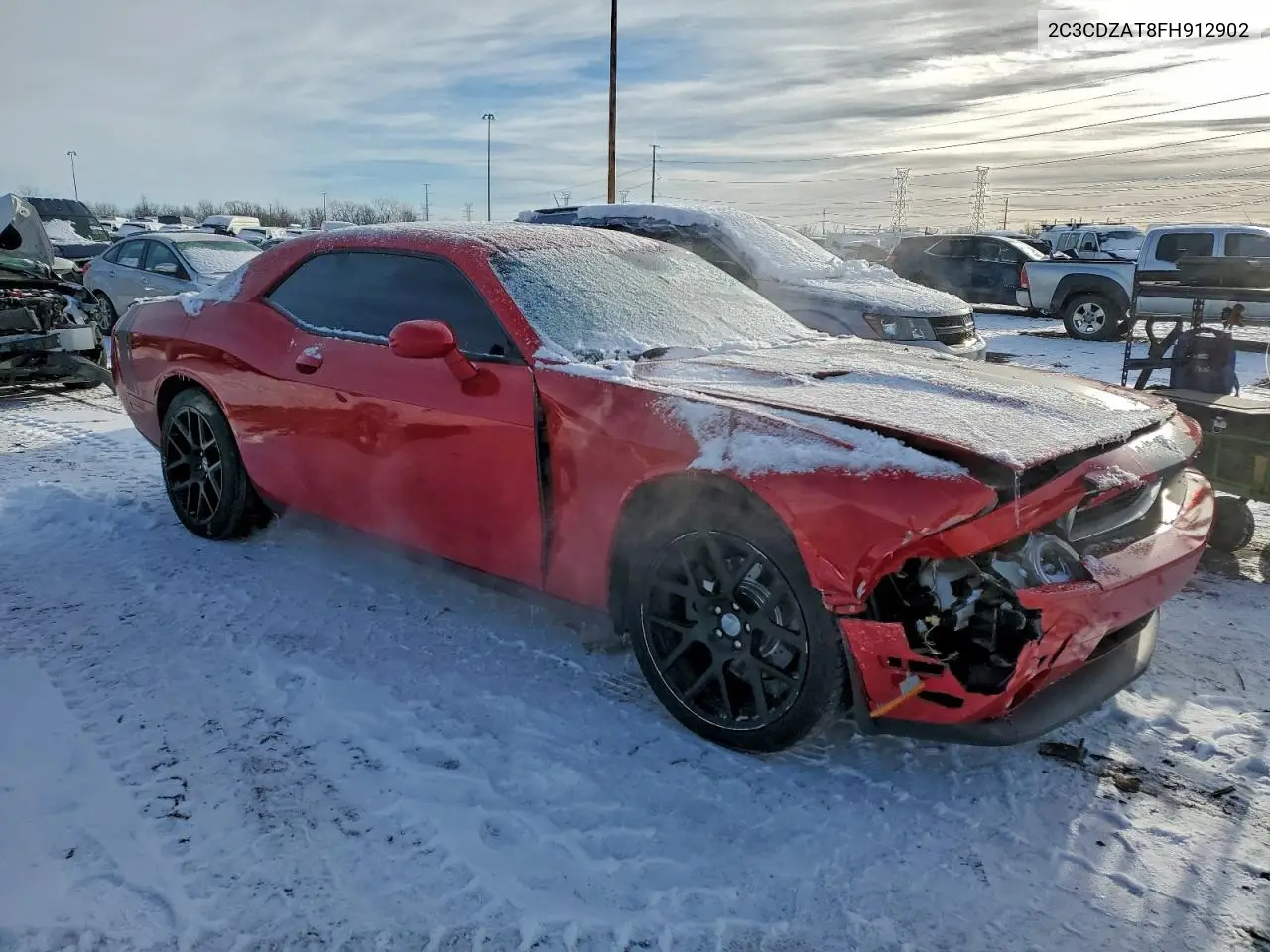 2C3CDZAT8FH912902 2015 Dodge Challenger Sxt