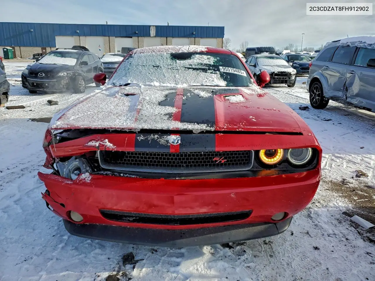 2C3CDZAT8FH912902 2015 Dodge Challenger Sxt