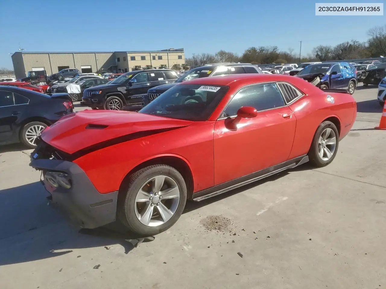 2C3CDZAG4FH912365 2015 Dodge Challenger Sxt