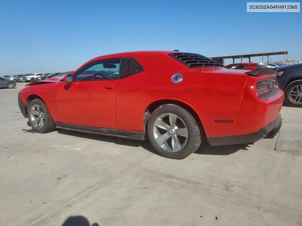 2C3CDZAG4FH912365 2015 Dodge Challenger Sxt