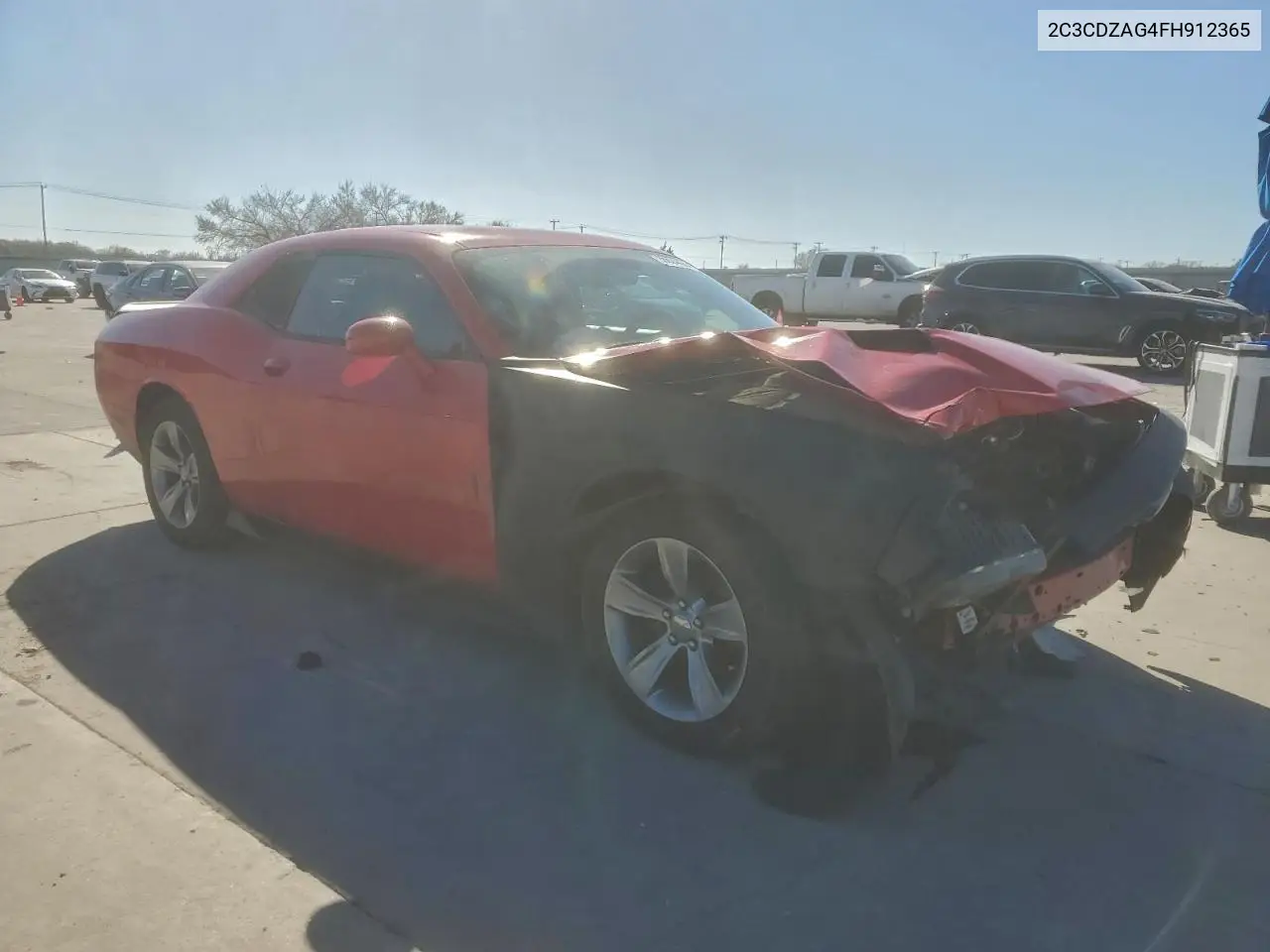 2C3CDZAG4FH912365 2015 Dodge Challenger Sxt