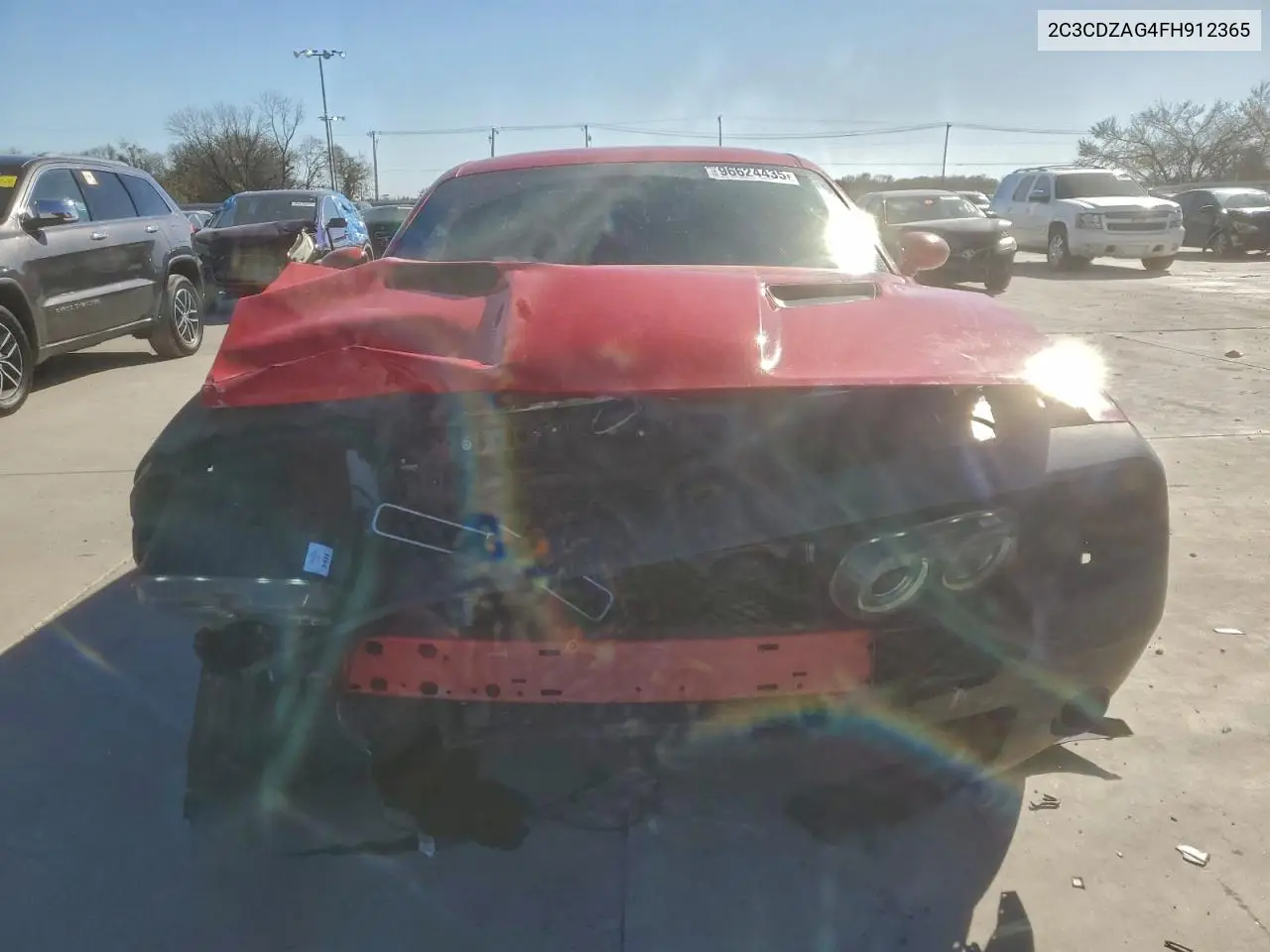 2C3CDZAG4FH912365 2015 Dodge Challenger Sxt