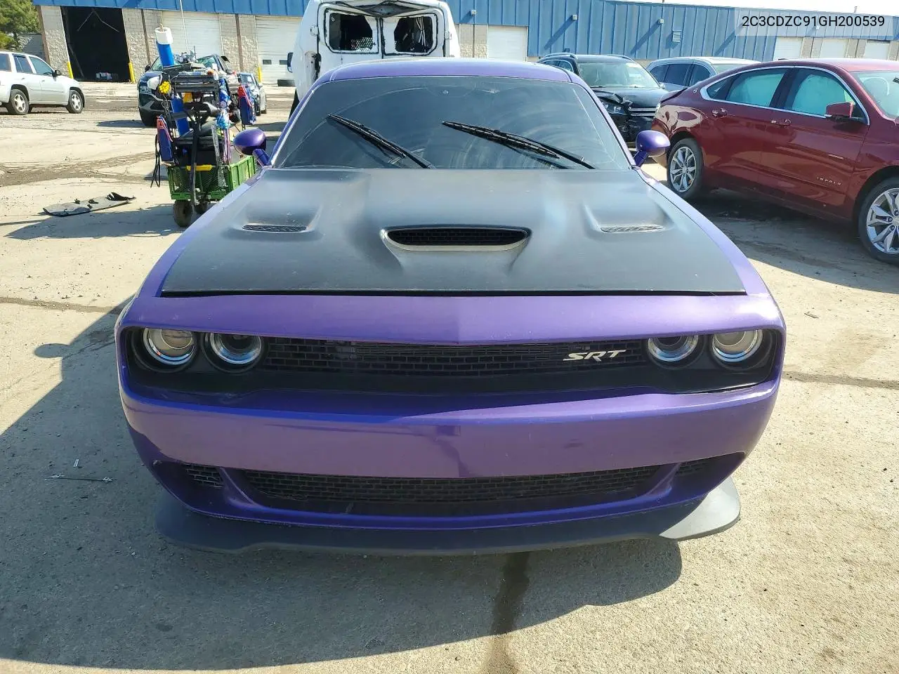 2C3CDZC91GH200539 2016 Dodge Challenger Srt Hellcat