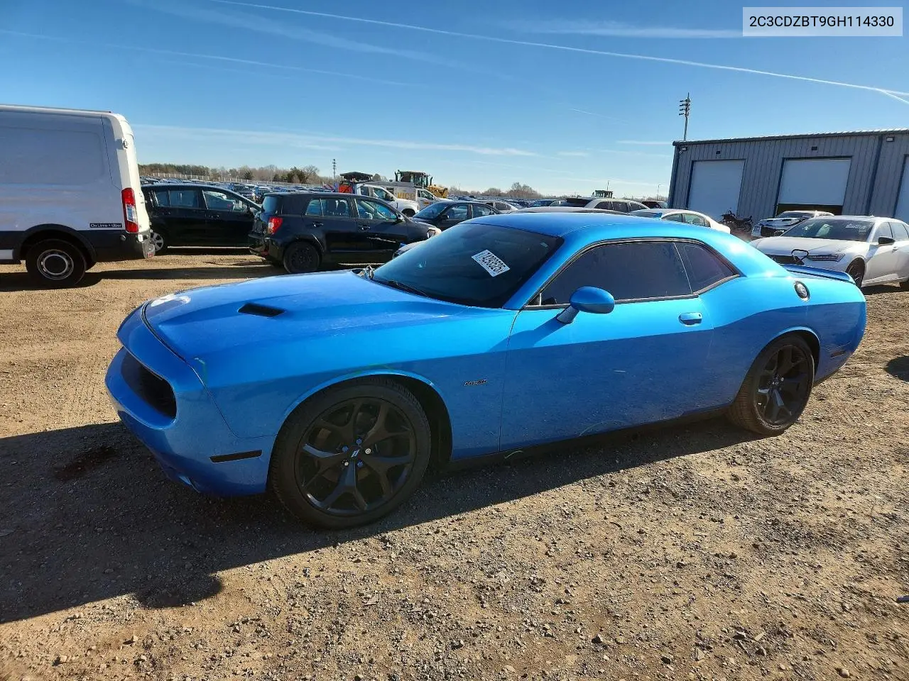 2C3CDZBT9GH114330 2016 Dodge Challenger R/T