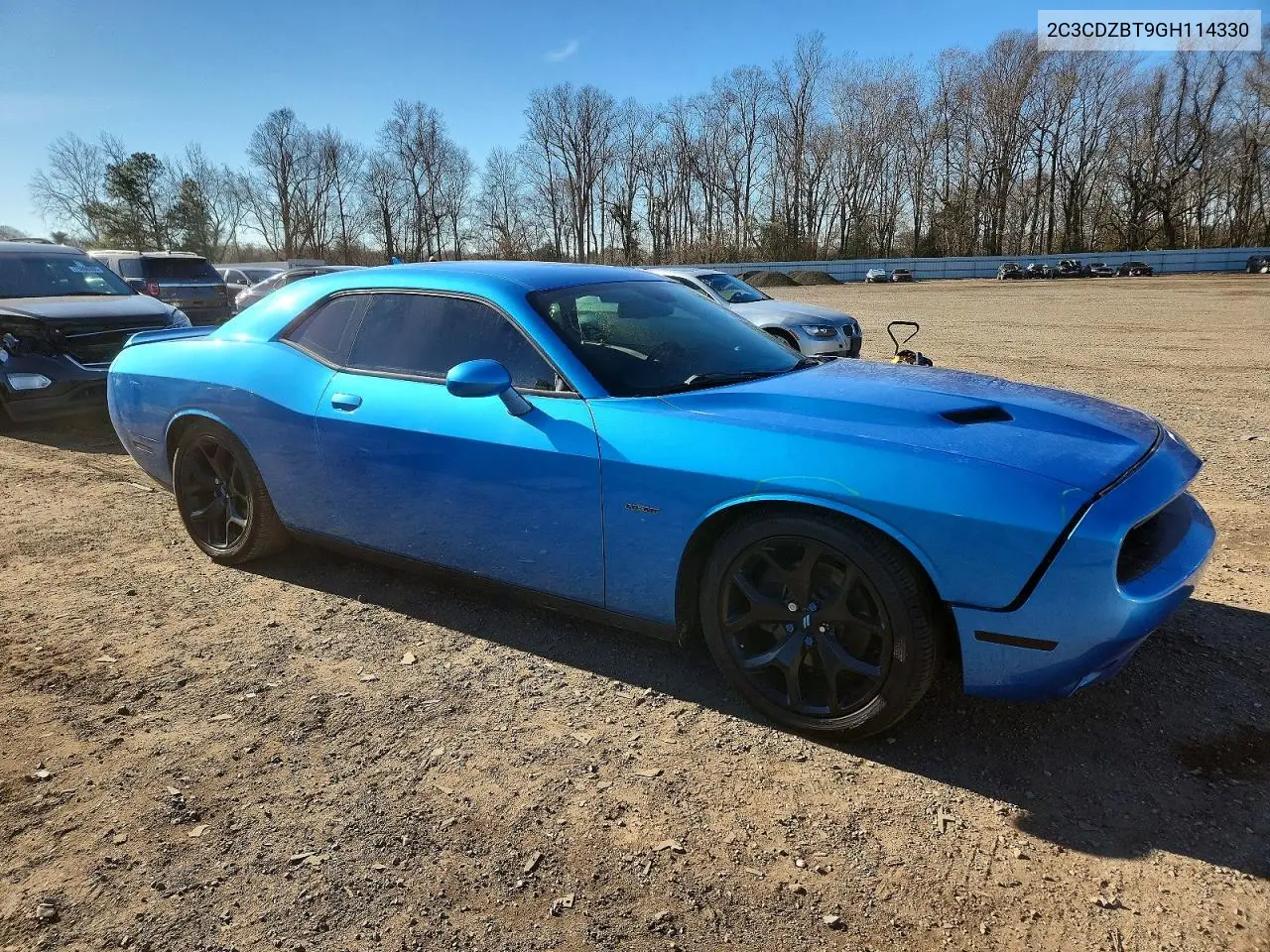 2C3CDZBT9GH114330 2016 Dodge Challenger R/T
