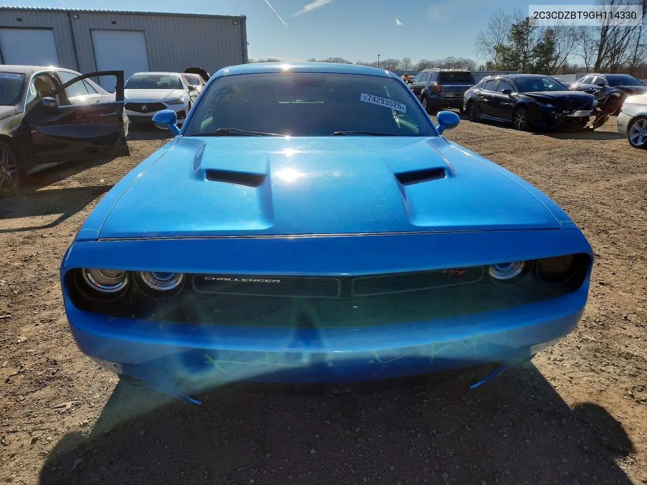 2C3CDZBT9GH114330 2016 Dodge Challenger R/T
