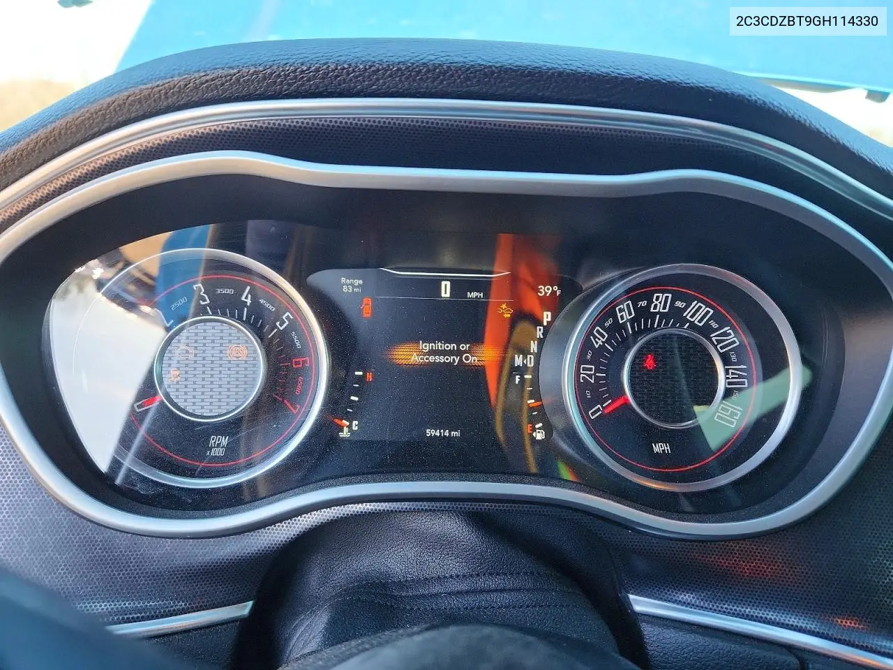 2C3CDZBT9GH114330 2016 Dodge Challenger R/T
