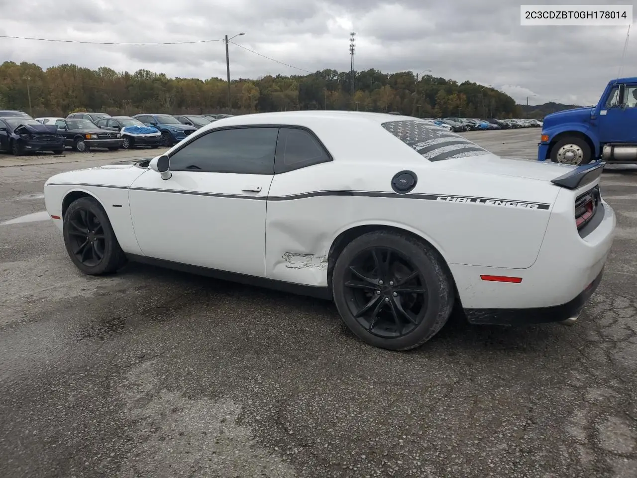 2C3CDZBT0GH178014 2016 Dodge Challenger R/T