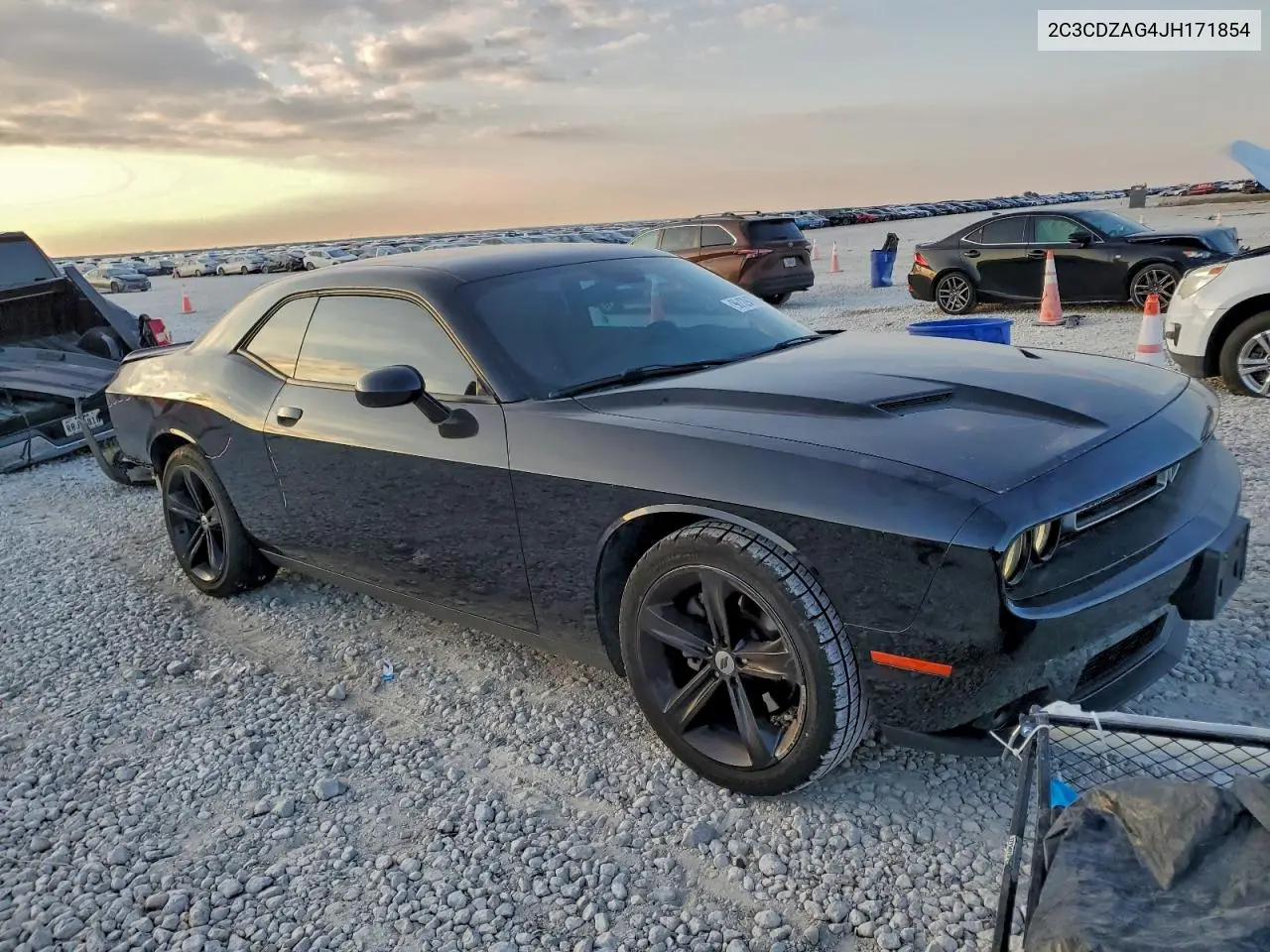 2C3CDZAG4JH171854 2018 Dodge Challenger Sxt