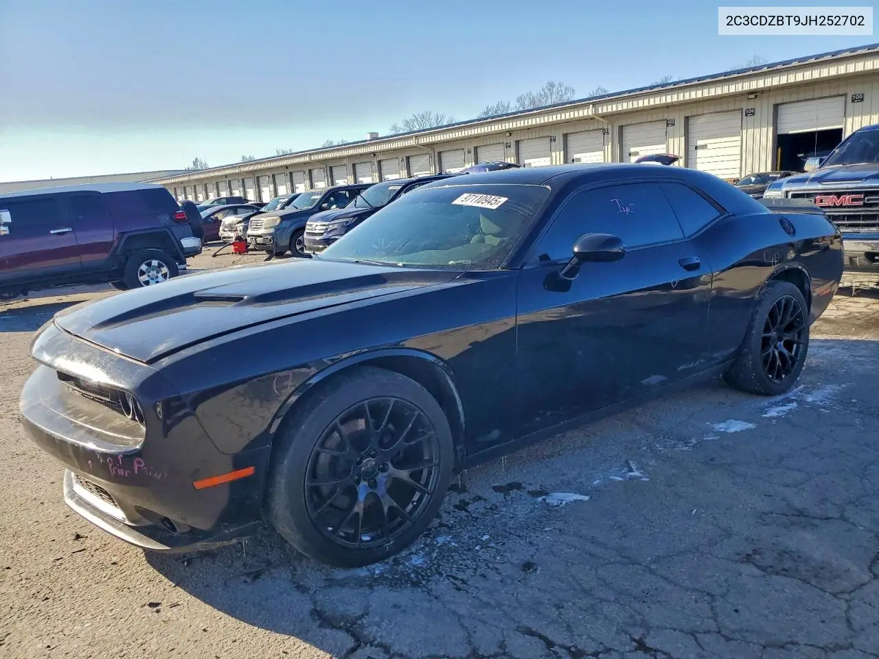 2C3CDZBT9JH252702 2018 Dodge Challenger R/T
