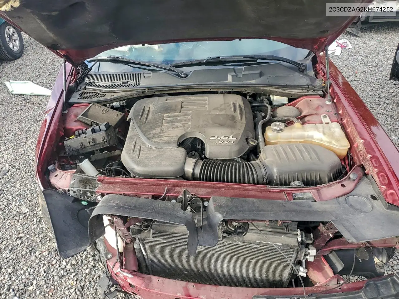 2C3CDZAG2KH674252 2019 Dodge Challenger Sxt