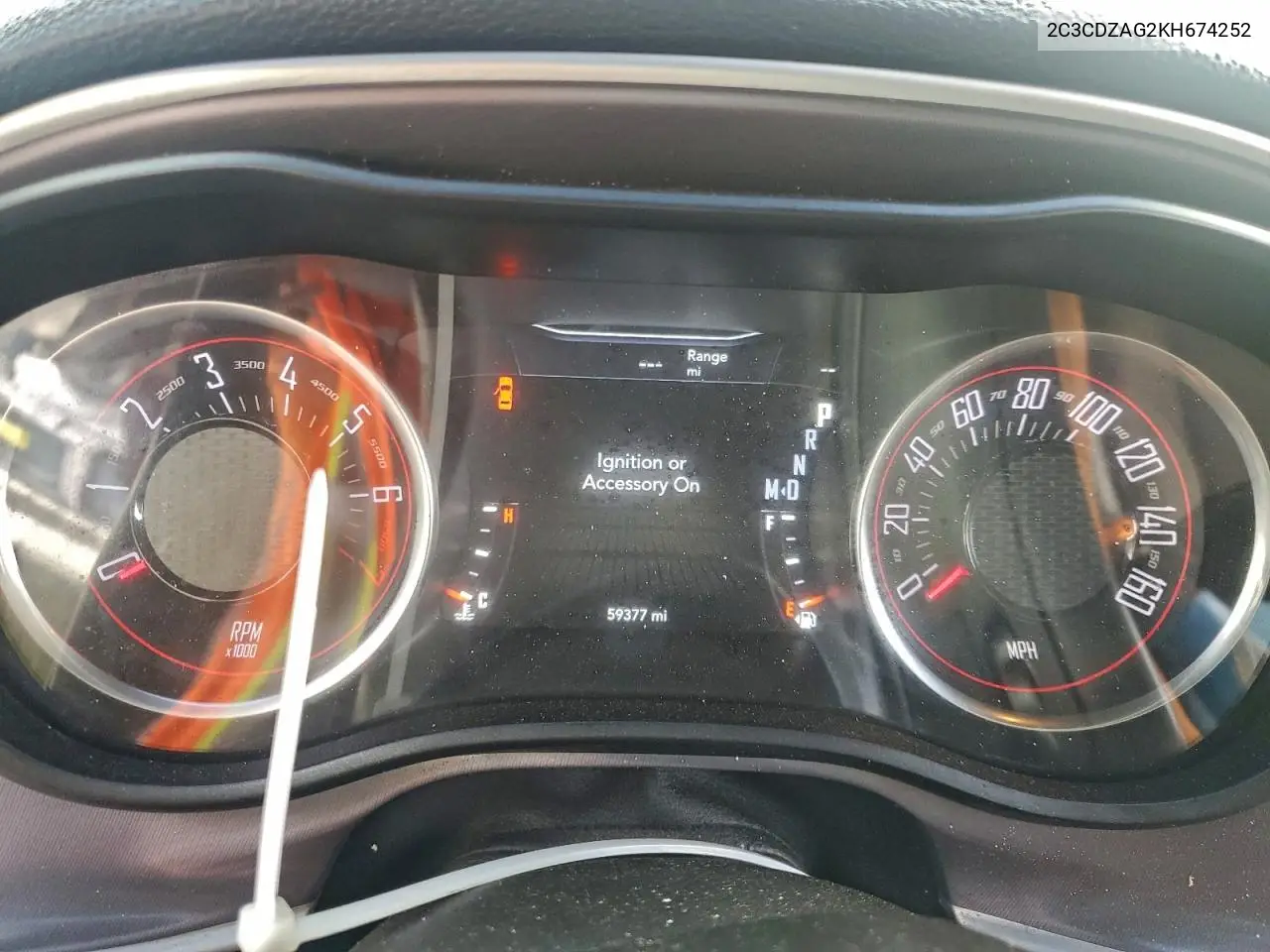 2C3CDZAG2KH674252 2019 Dodge Challenger Sxt