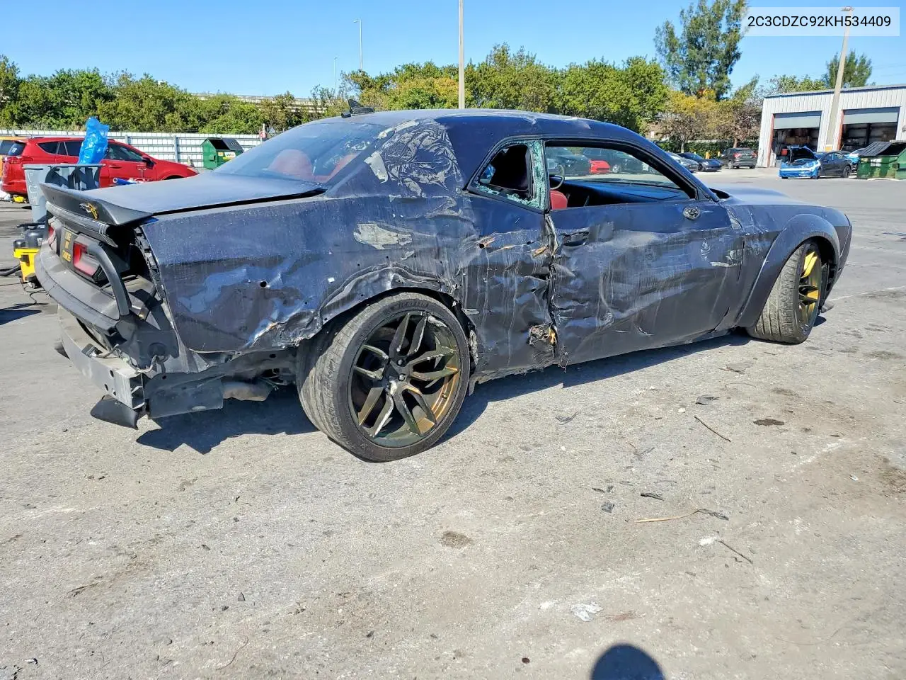 2C3CDZC92KH534409 2019 Dodge Challenger Srt Hellcat