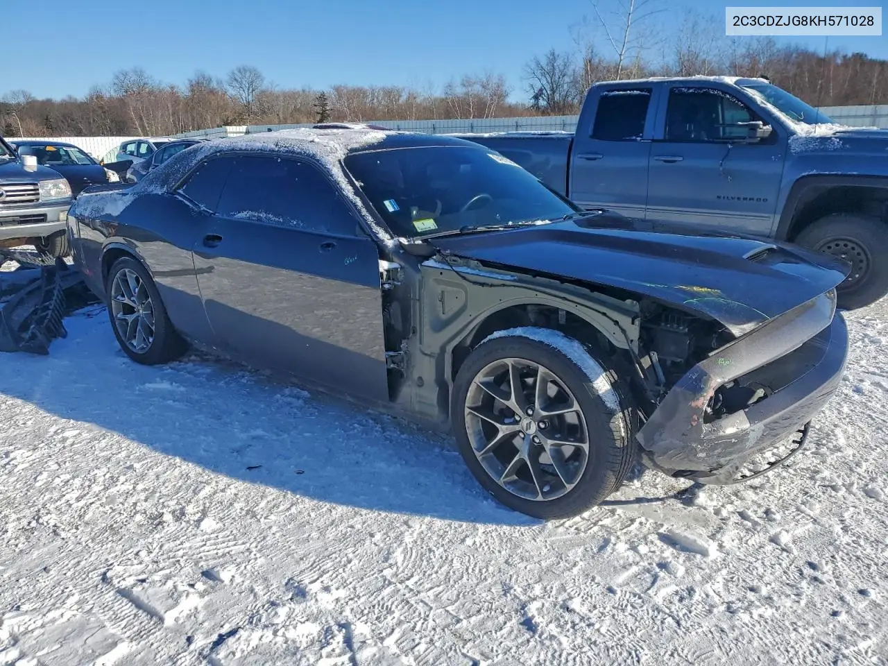2C3CDZJG8KH571028 2019 Dodge Challenger Gt