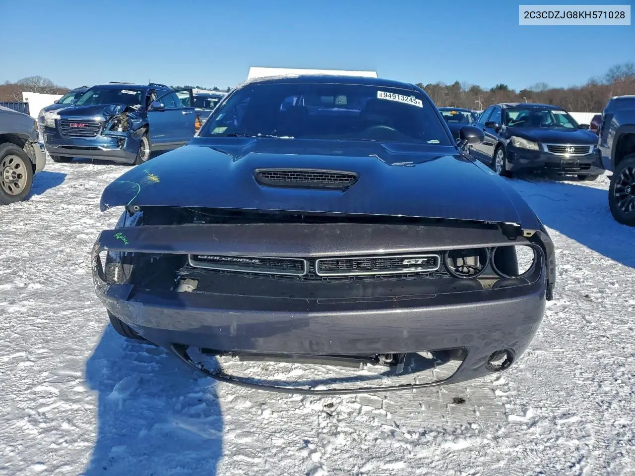 2C3CDZJG8KH571028 2019 Dodge Challenger Gt