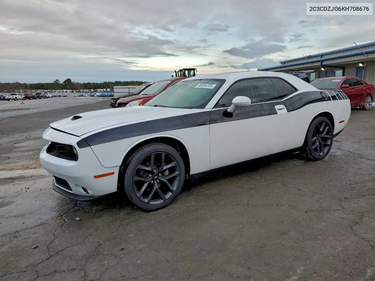 2C3CDZJG6KH708676 2019 Dodge Challenger Gt