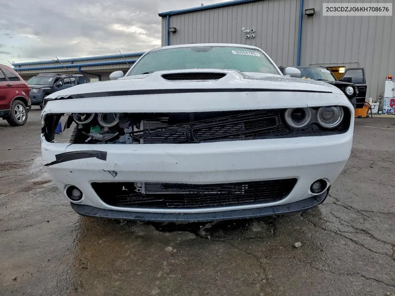 2C3CDZJG6KH708676 2019 Dodge Challenger Gt