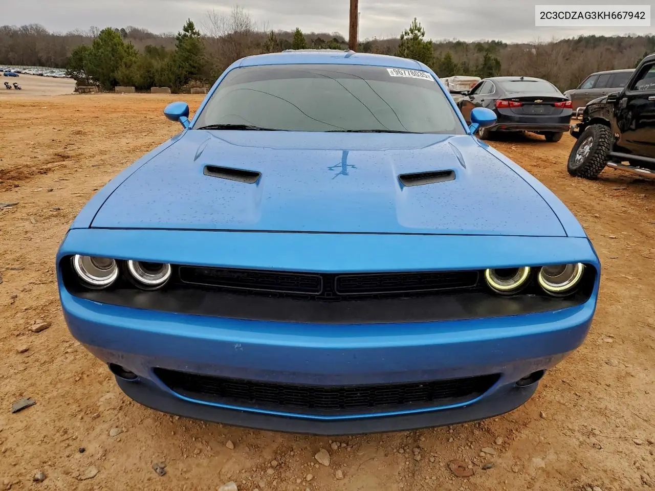 2C3CDZAG3KH667942 2019 Dodge Challenger Sxt