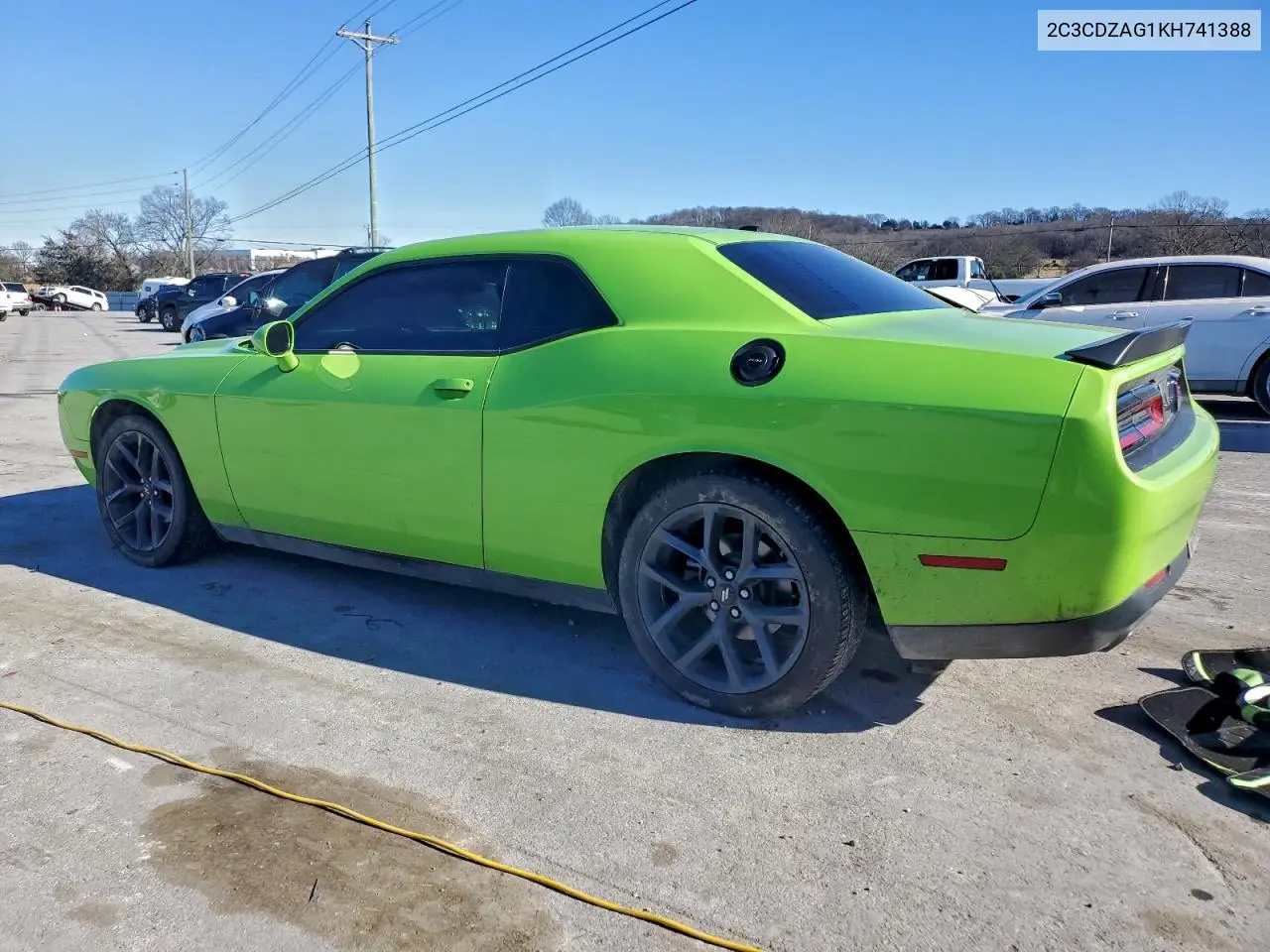 2C3CDZAG1KH741388 2019 Dodge Challenger Sxt