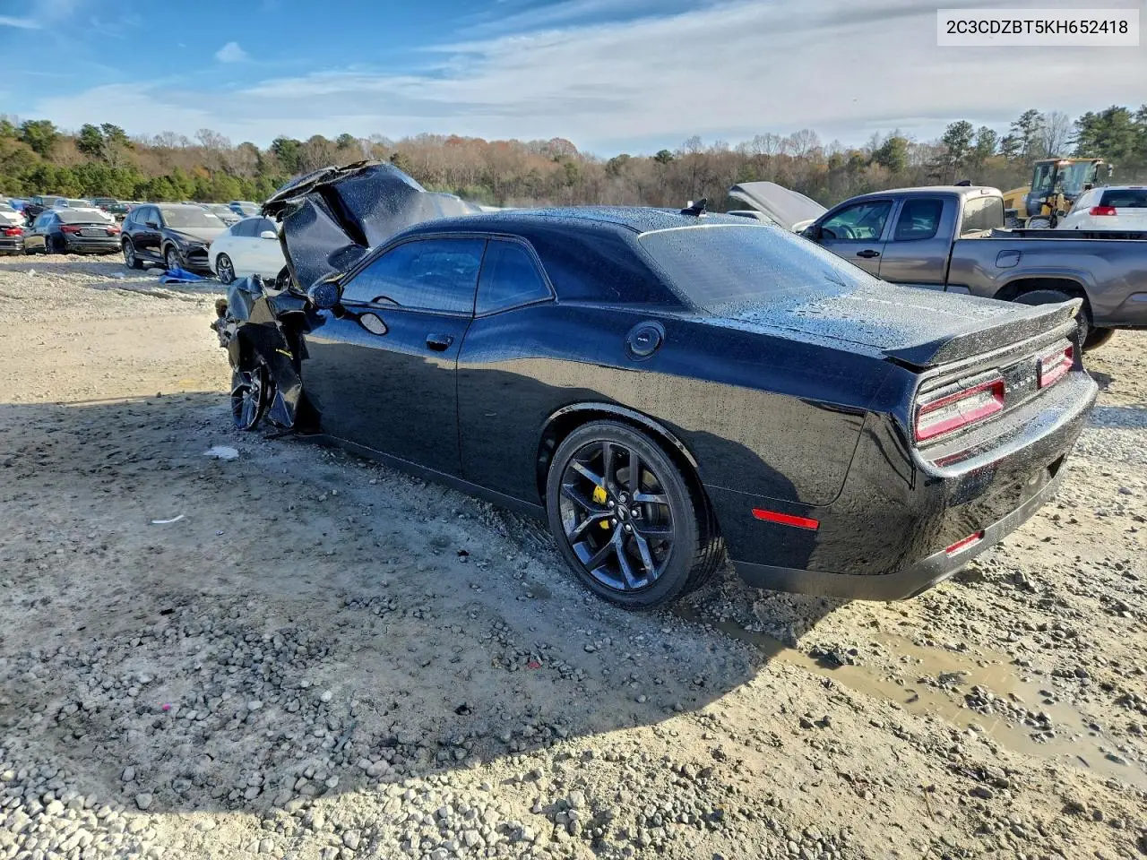 2C3CDZBT5KH652418 2019 Dodge Challenger R/T