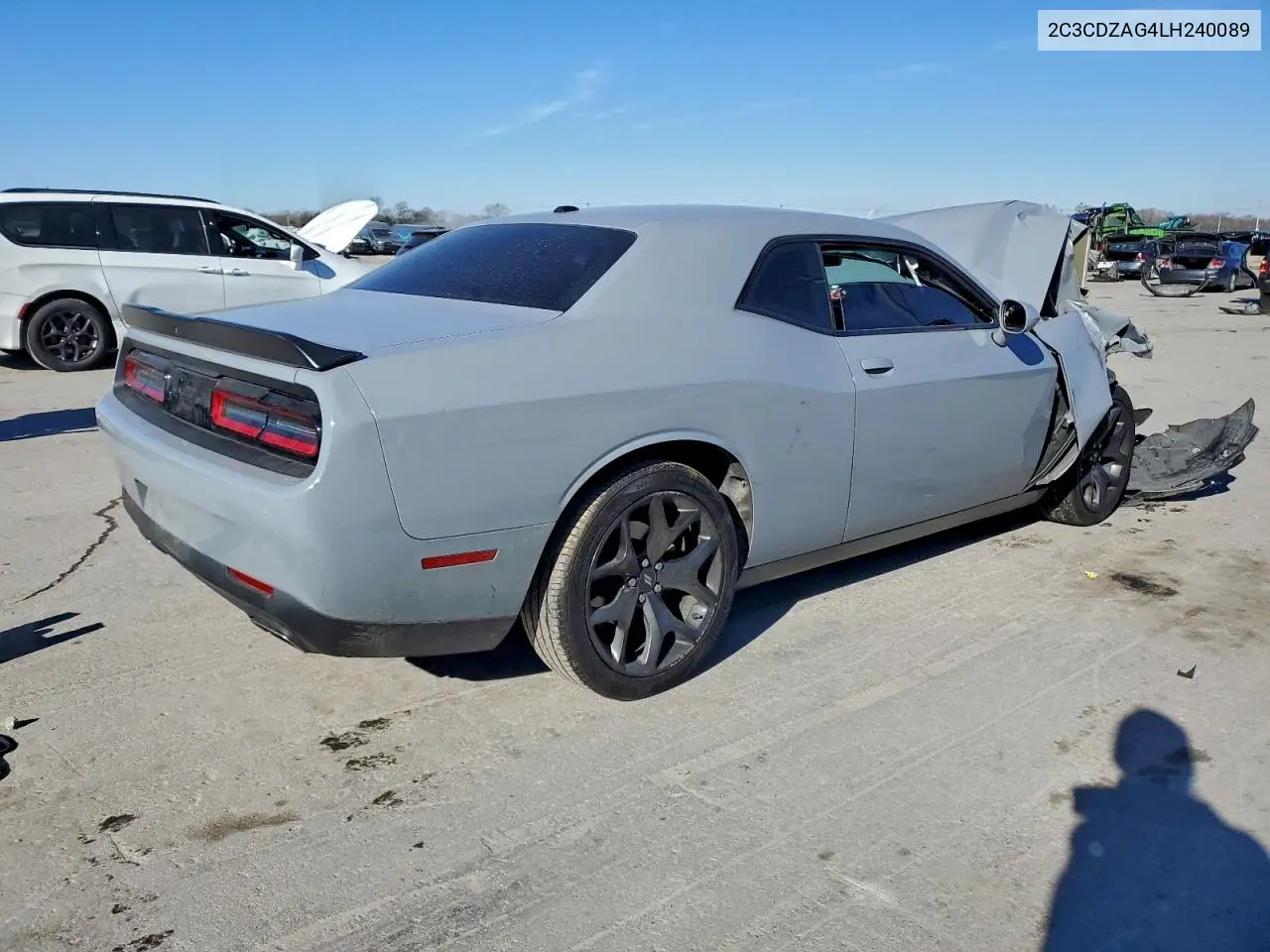 2C3CDZAG4LH240089 2020 Dodge Challenger Sxt