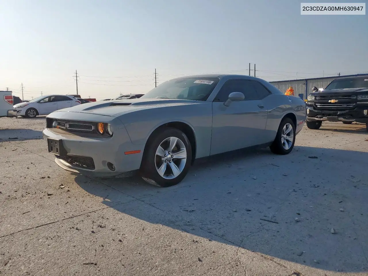2C3CDZAG0MH630947 2021 Dodge Challenger Sxt