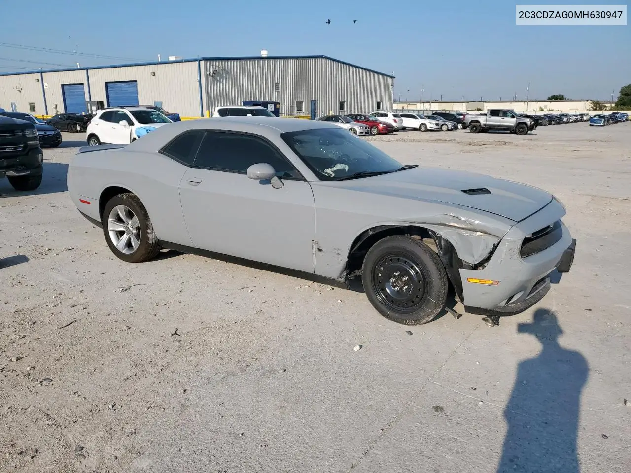 2C3CDZAG0MH630947 2021 Dodge Challenger Sxt