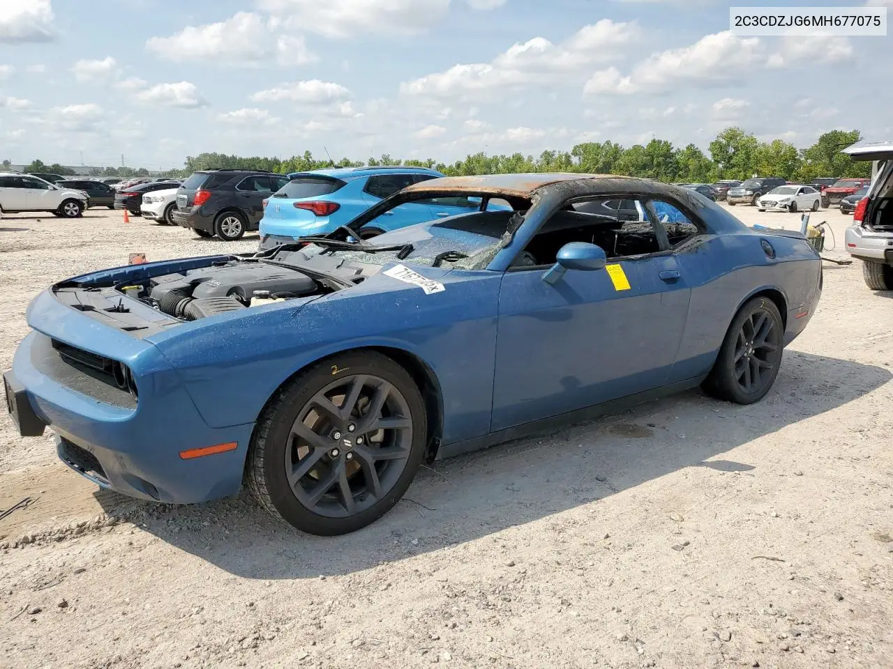 2C3CDZJG6MH677075 2021 Dodge Challenger Gt