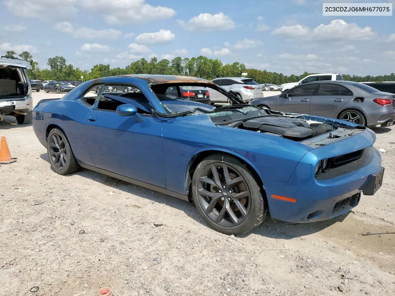 2C3CDZJG6MH677075 2021 Dodge Challenger Gt