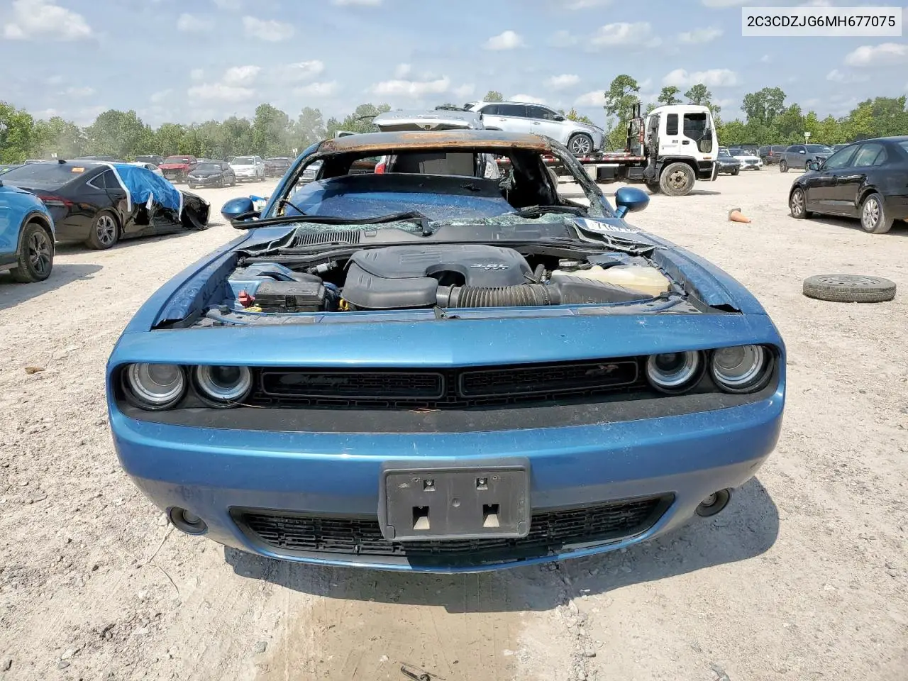 2C3CDZJG6MH677075 2021 Dodge Challenger Gt