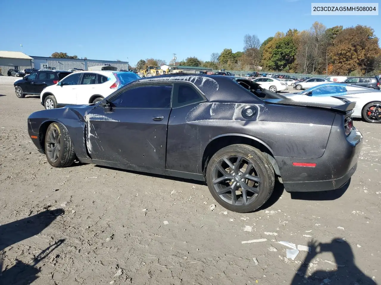 2C3CDZAG5MH508004 2021 Dodge Challenger Sxt