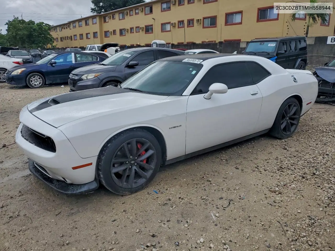 2C3CDZBT1MH558944 2021 Dodge Challenger R/T
