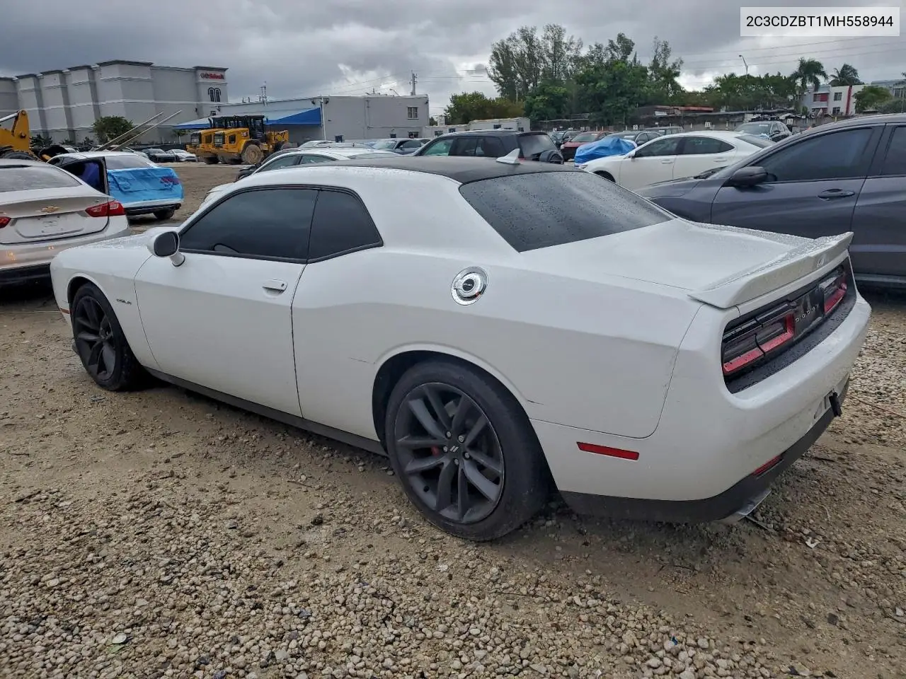 2C3CDZBT1MH558944 2021 Dodge Challenger R/T