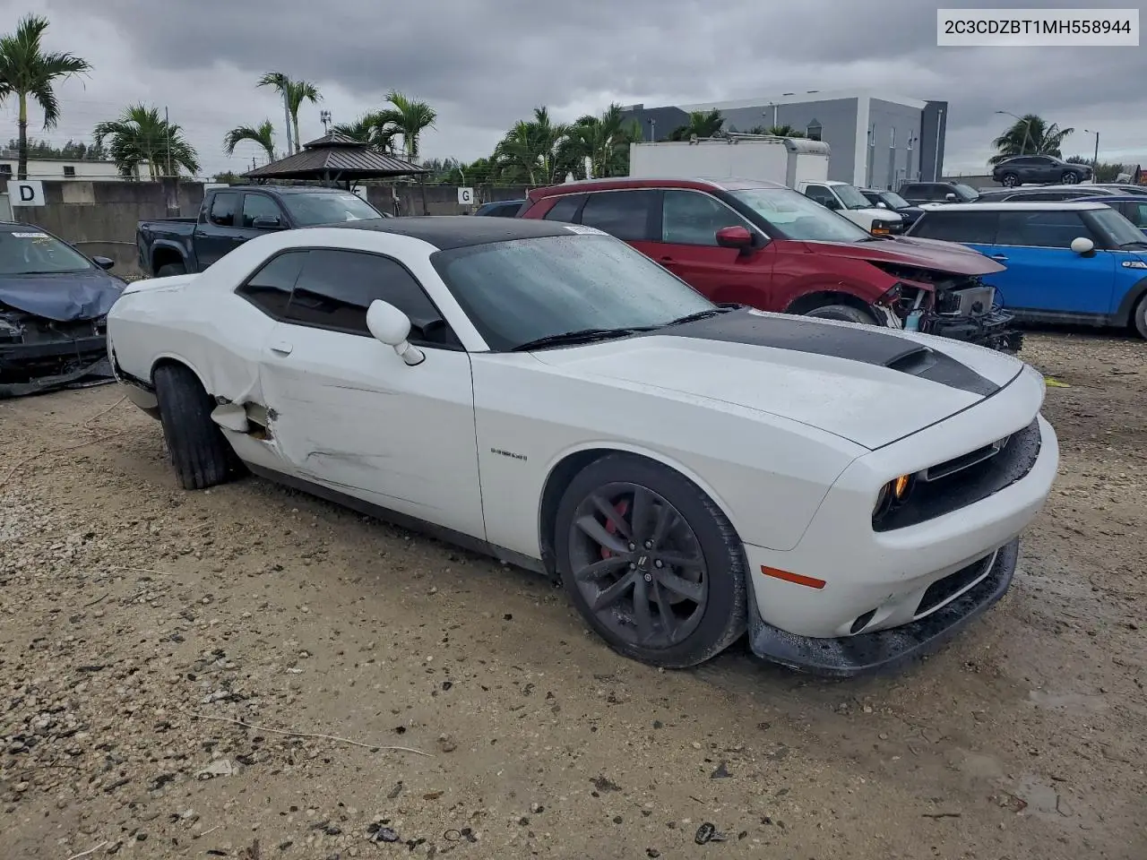 2C3CDZBT1MH558944 2021 Dodge Challenger R/T