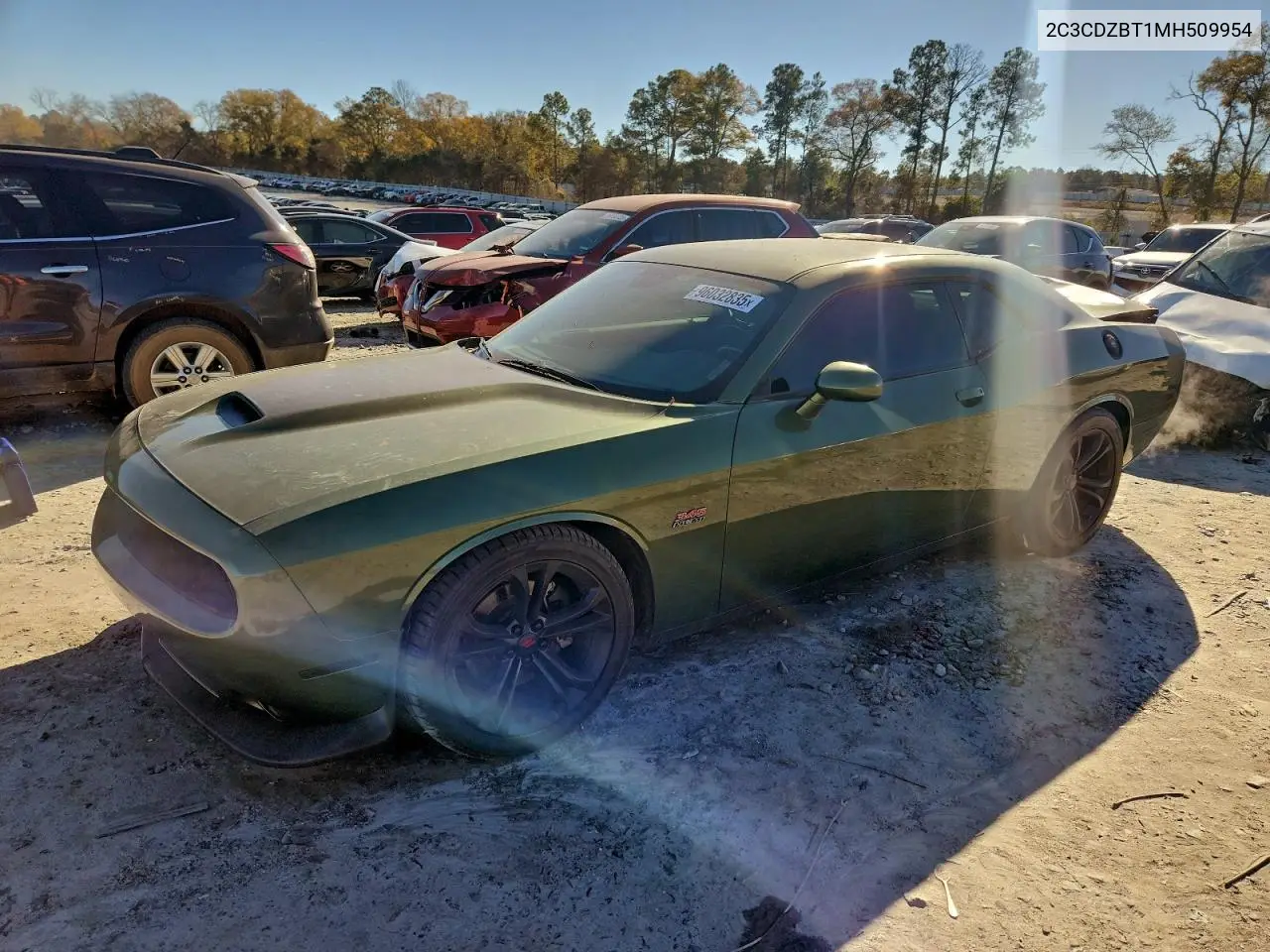 2C3CDZBT1MH509954 2021 Dodge Challenger R/T