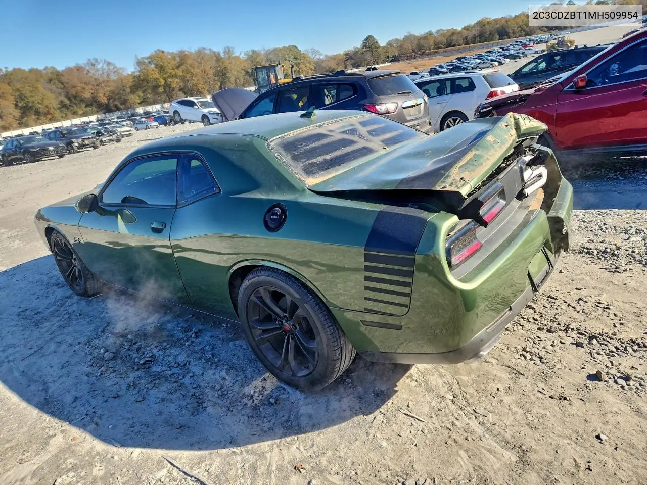 2C3CDZBT1MH509954 2021 Dodge Challenger R/T