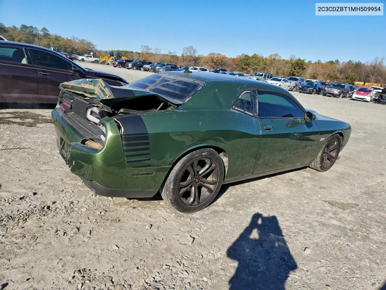 2C3CDZBT1MH509954 2021 Dodge Challenger R/T