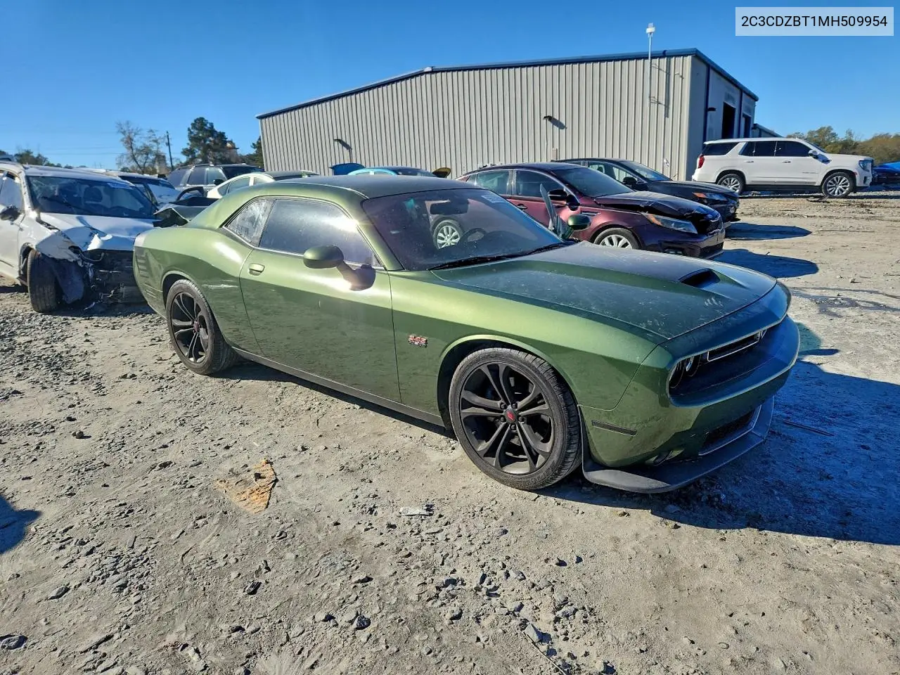 2C3CDZBT1MH509954 2021 Dodge Challenger R/T