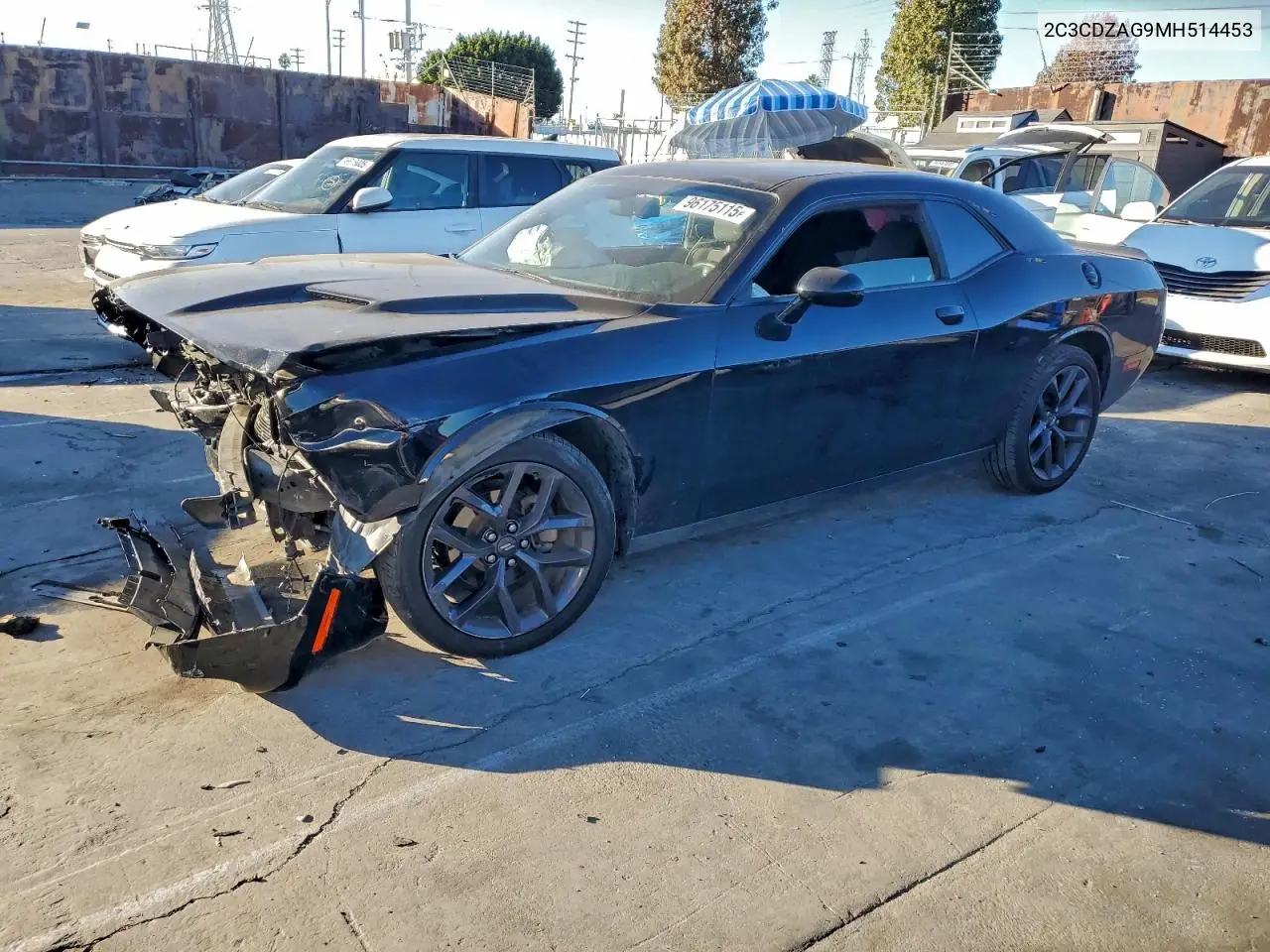 2C3CDZAG9MH514453 2021 Dodge Challenger Sxt