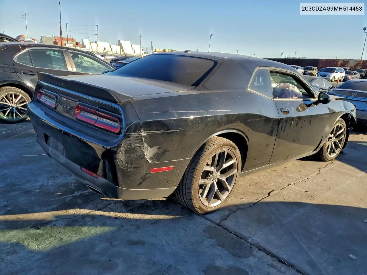 2C3CDZAG9MH514453 2021 Dodge Challenger Sxt