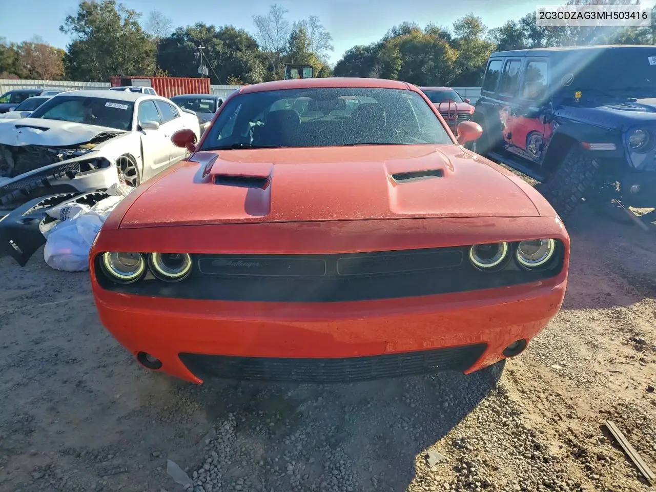 2C3CDZAG3MH503416 2021 Dodge Challenger Sxt