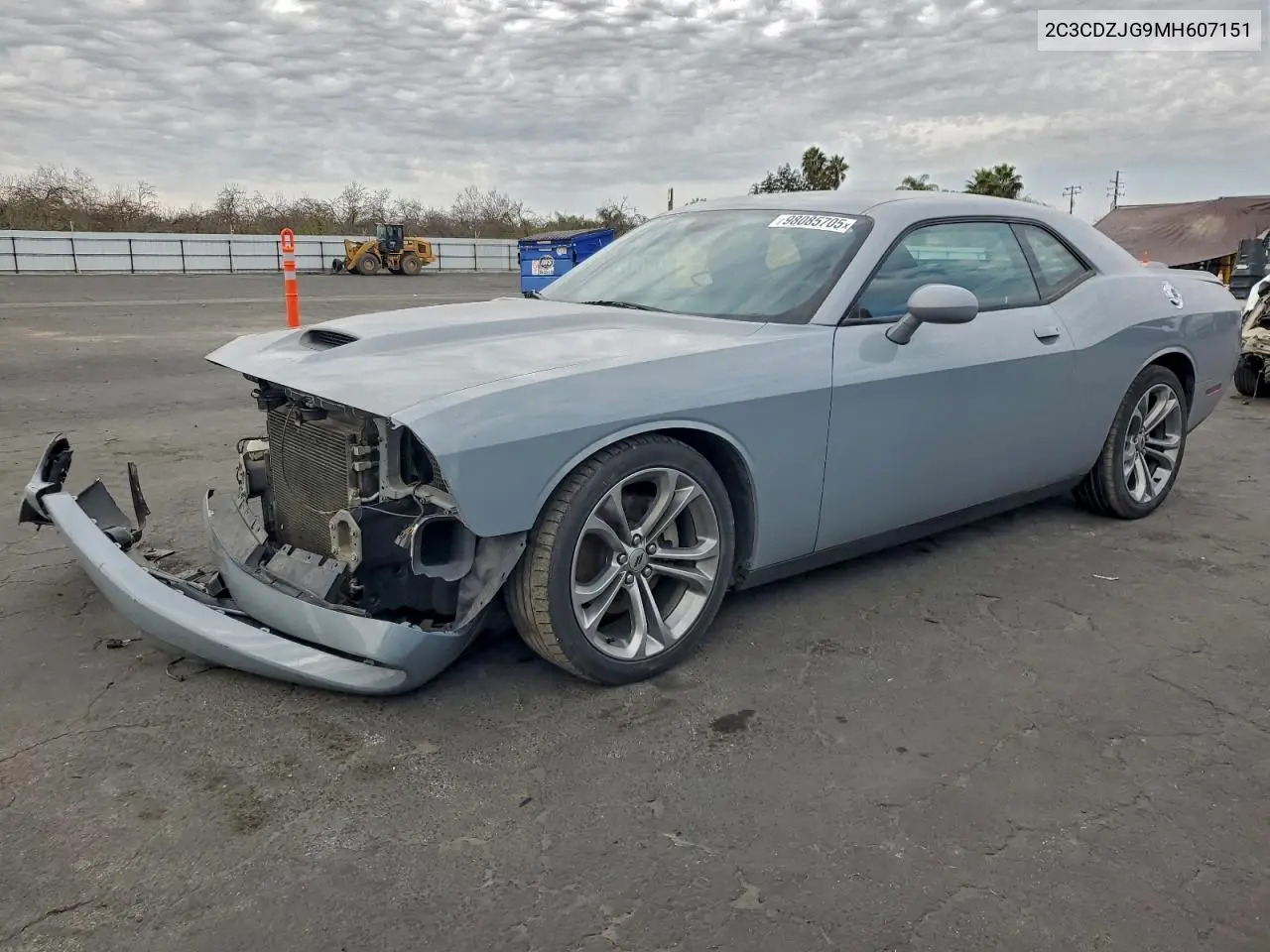 2C3CDZJG9MH607151 2021 Dodge Challenger Gt