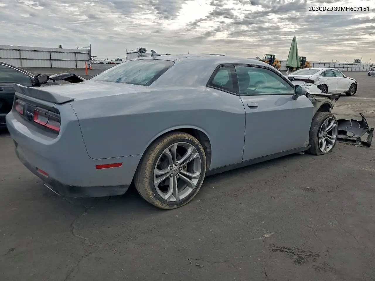 2C3CDZJG9MH607151 2021 Dodge Challenger Gt