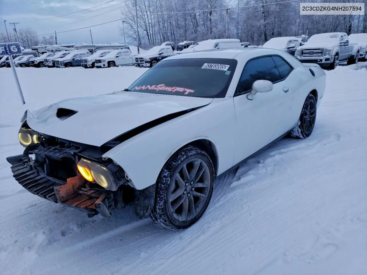 2C3CDZKG4NH207594 2022 Dodge Challenger Gt