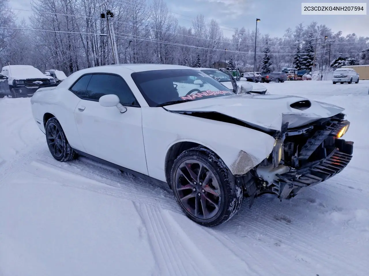 2C3CDZKG4NH207594 2022 Dodge Challenger Gt